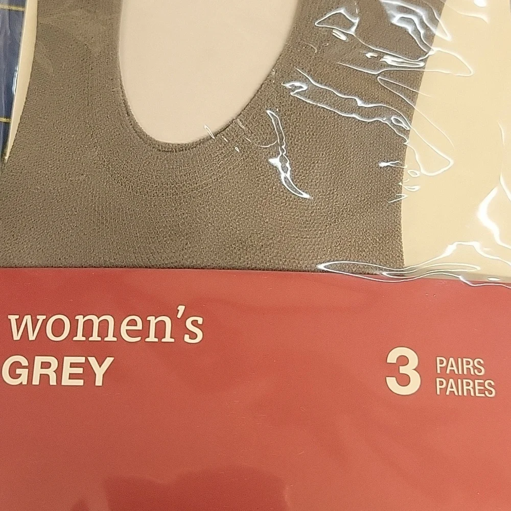 Juncture Grey Shoe Liners 3 Pair per Package